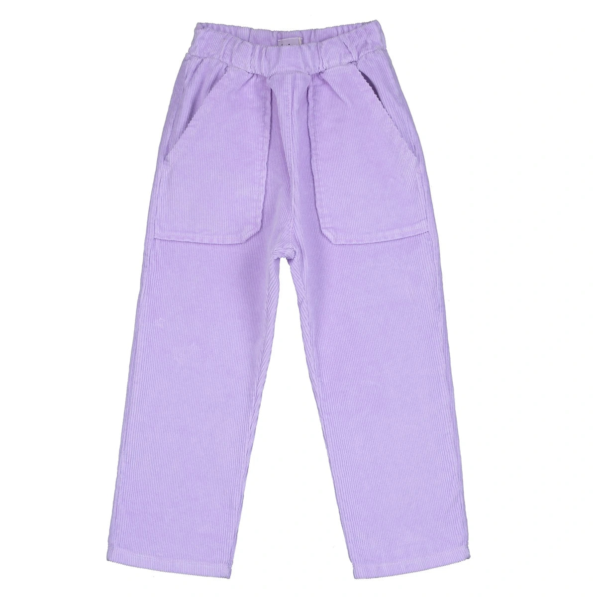 Corduroy casual mauve pants