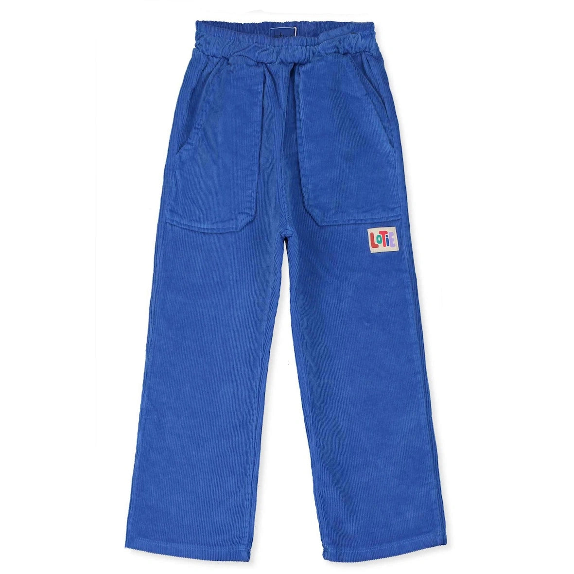 Corduroy Ink Blue Casual Trousers