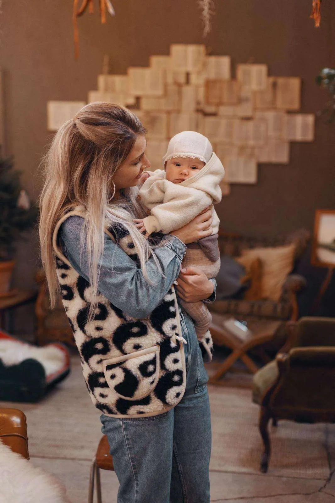 Wollweste - Yin Yang