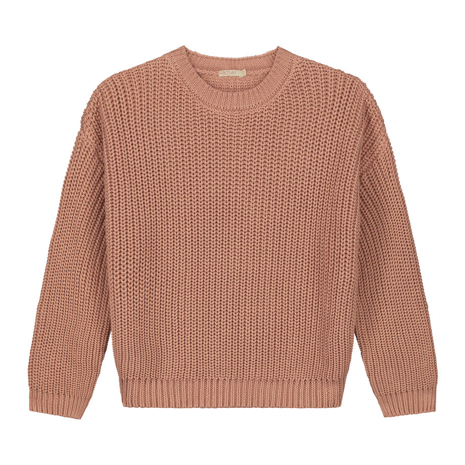 Chunky Knitted WOMEN'S Sweater - BLUSH