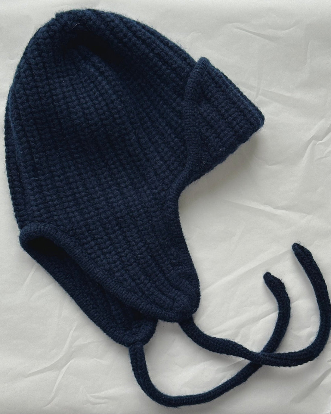AVIATOR Mütze aus Kaschmir - Blau
