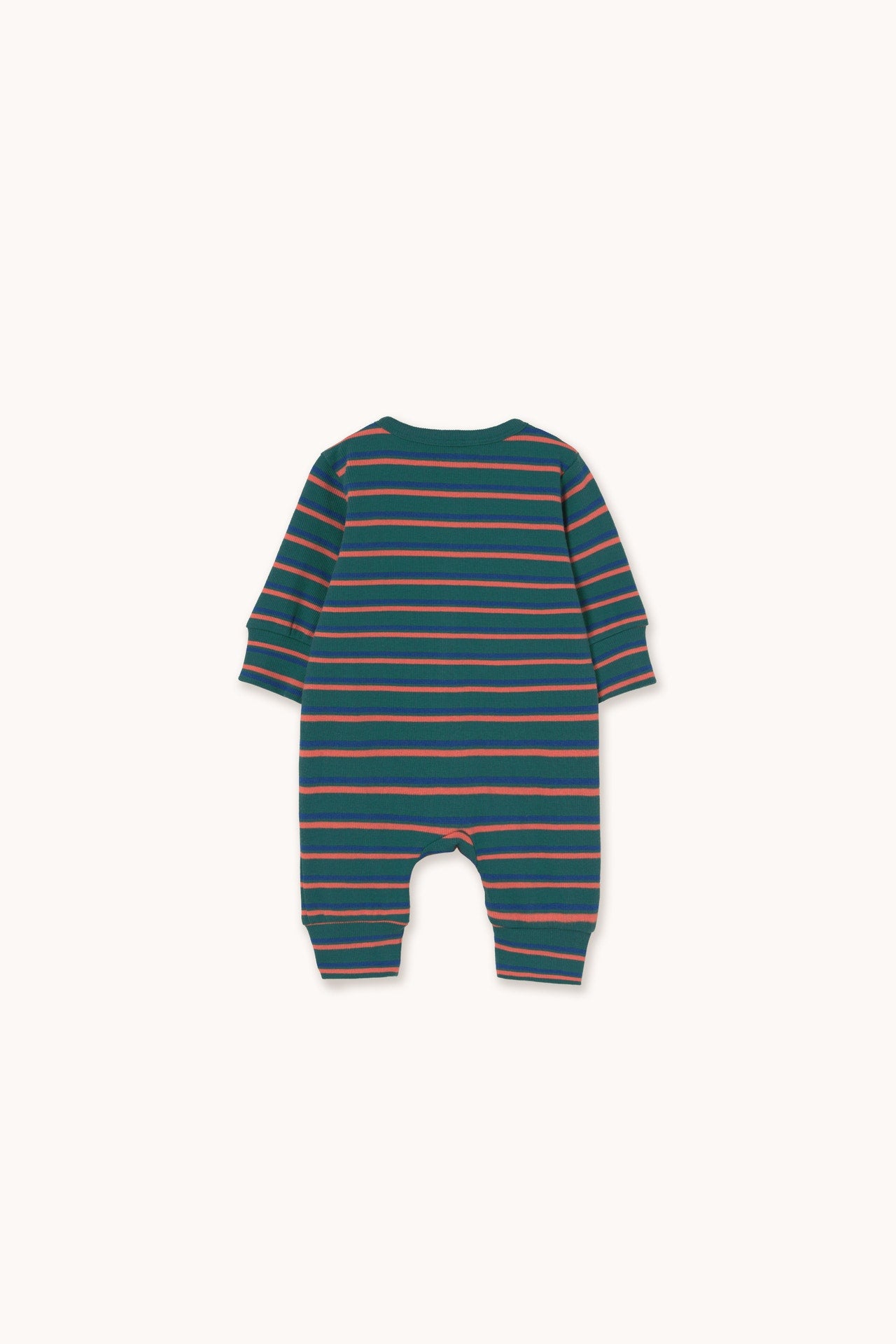 Duo Stripes Rib One-Piece dark green