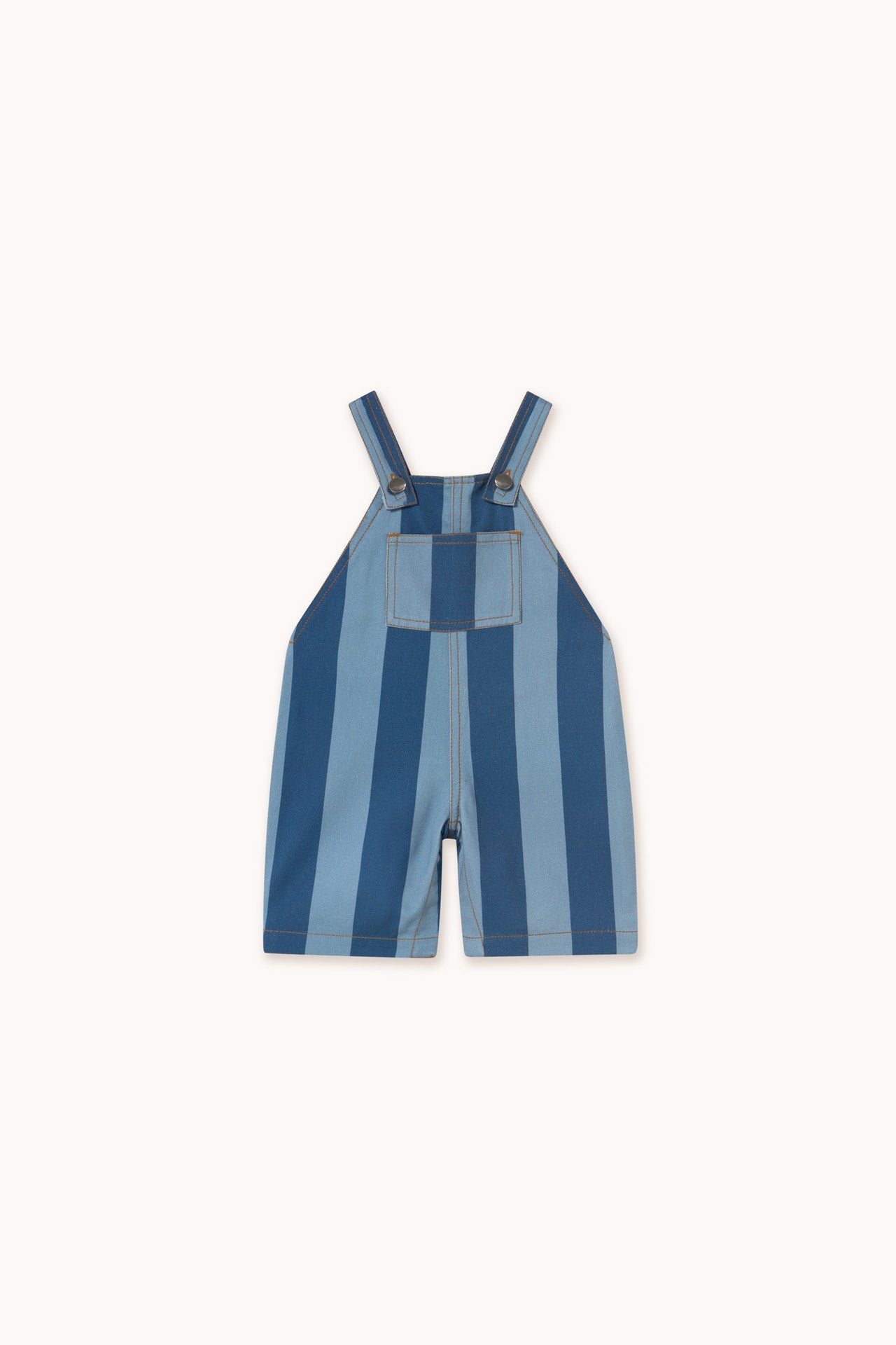 Stripes Pocket Dungarees Baby light navy