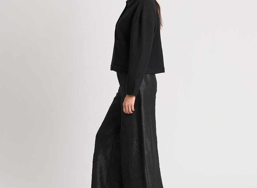 Collar Jacket - Black