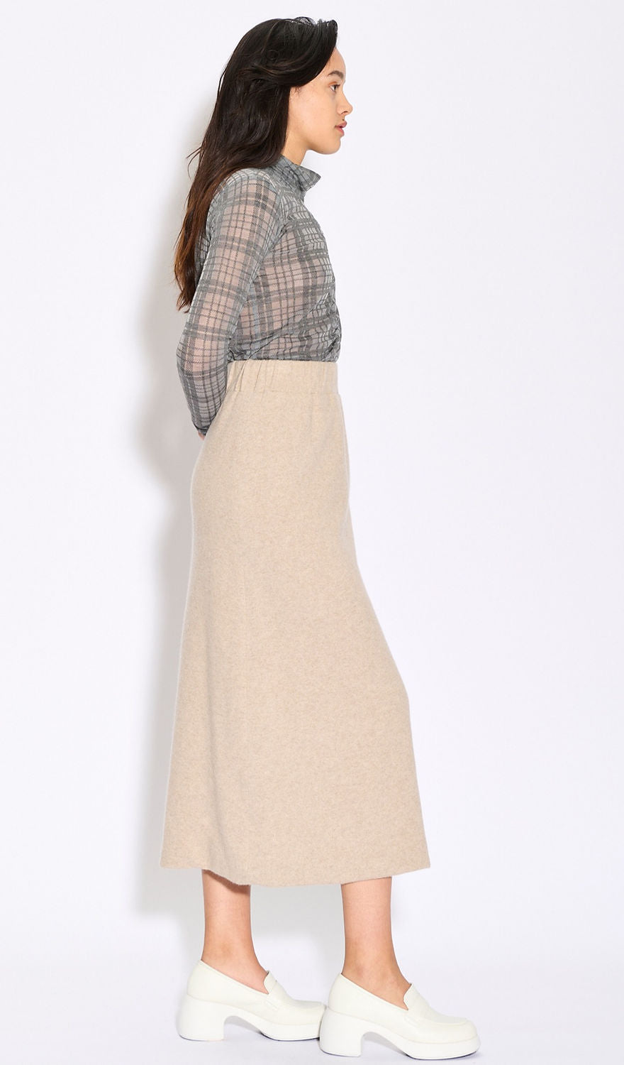 Wool Skirt - sand