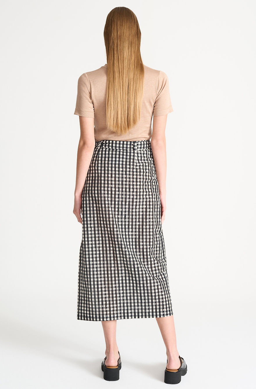 Wraparound Skirt - Checkered
