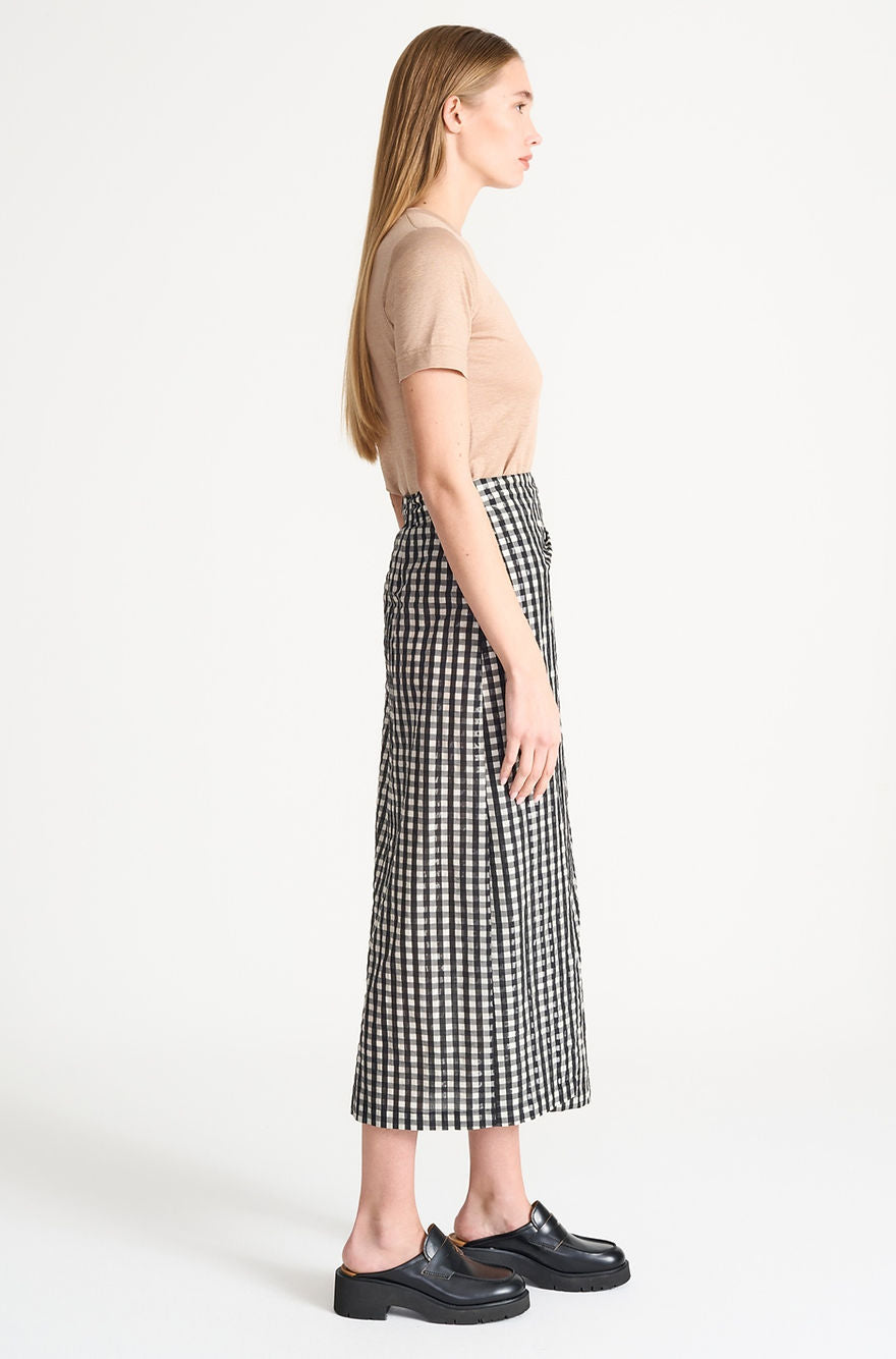 Wraparound Skirt - Checkered