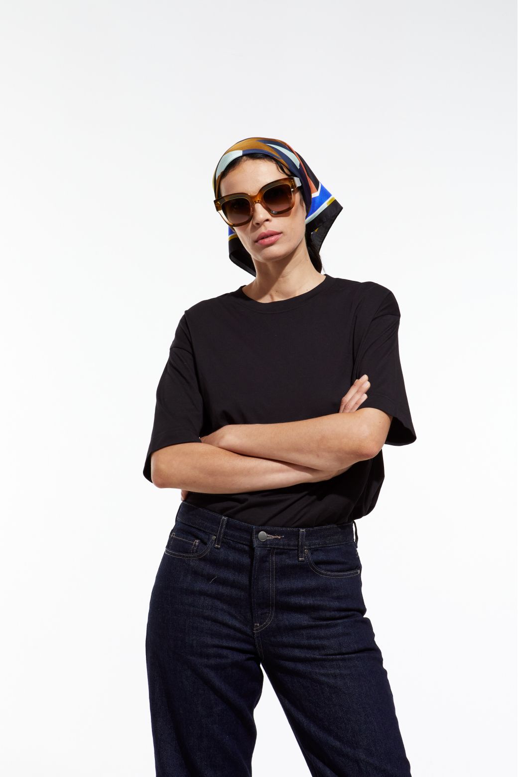 Foulard Ode - Bleu / Passion