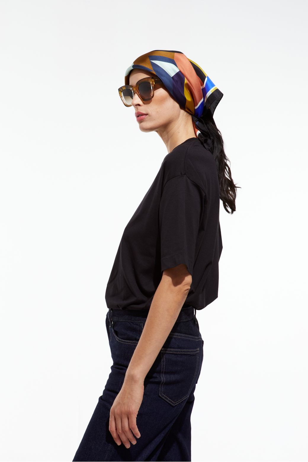 Foulard Ode - Bleu / Passion