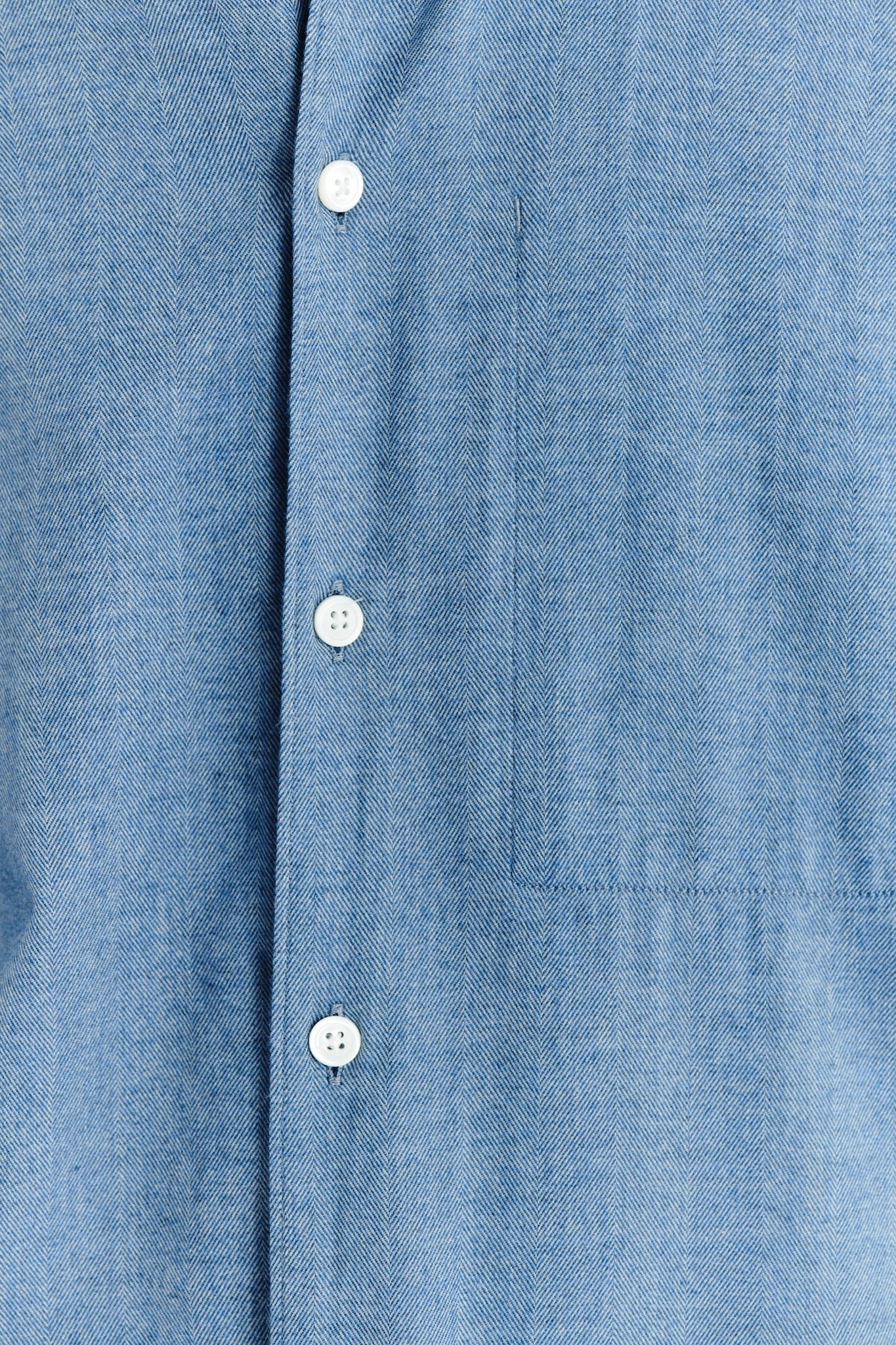 FEEL GOOD SHIRT IN A UTTERLY SOFT AND SILKY ITALIAN LYOCELL AND COTTON FLANNEL BY ALBINI-blue