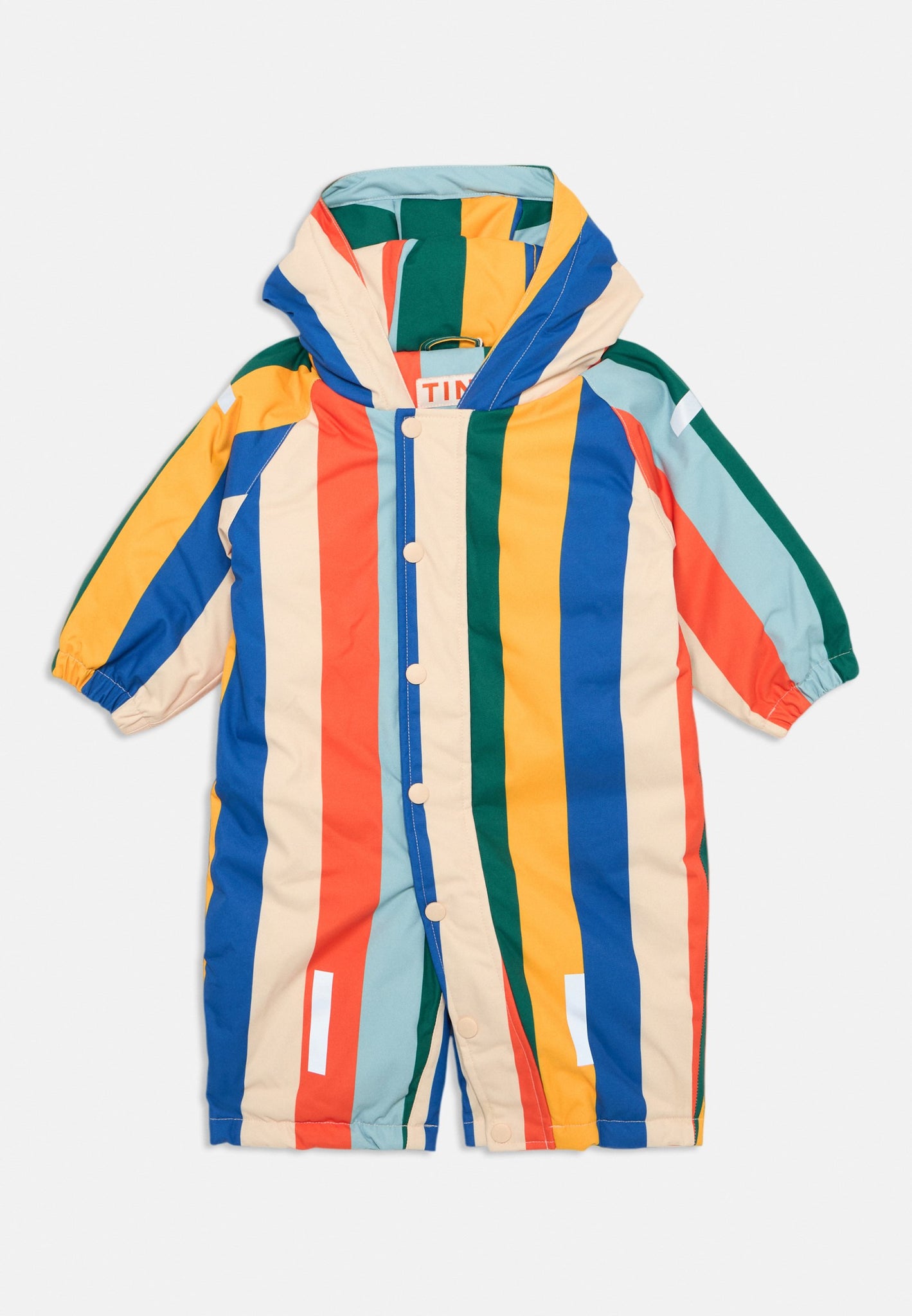 Multicolor Stripes Snow One-Piece - Multicolor