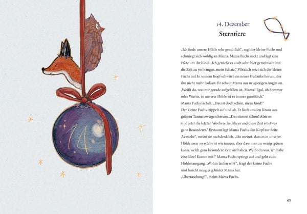 Buch: Heute bin ich fröhlich! 24 Wintergeschichten vom kleinen Fuchs