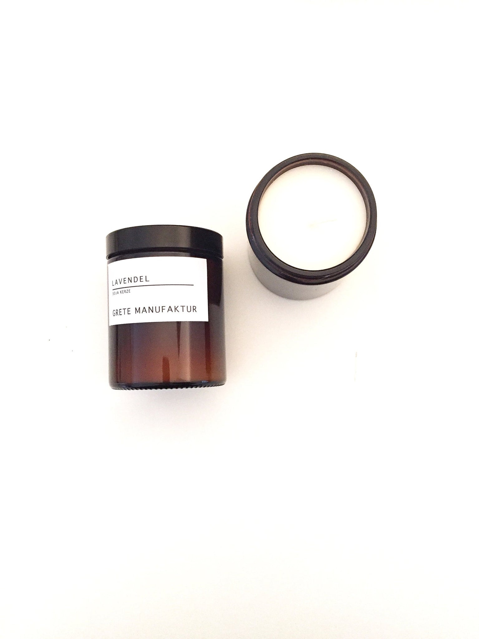 SOJAWACHSKERZE - LAVENDEL - Beruhigende Duftkerze