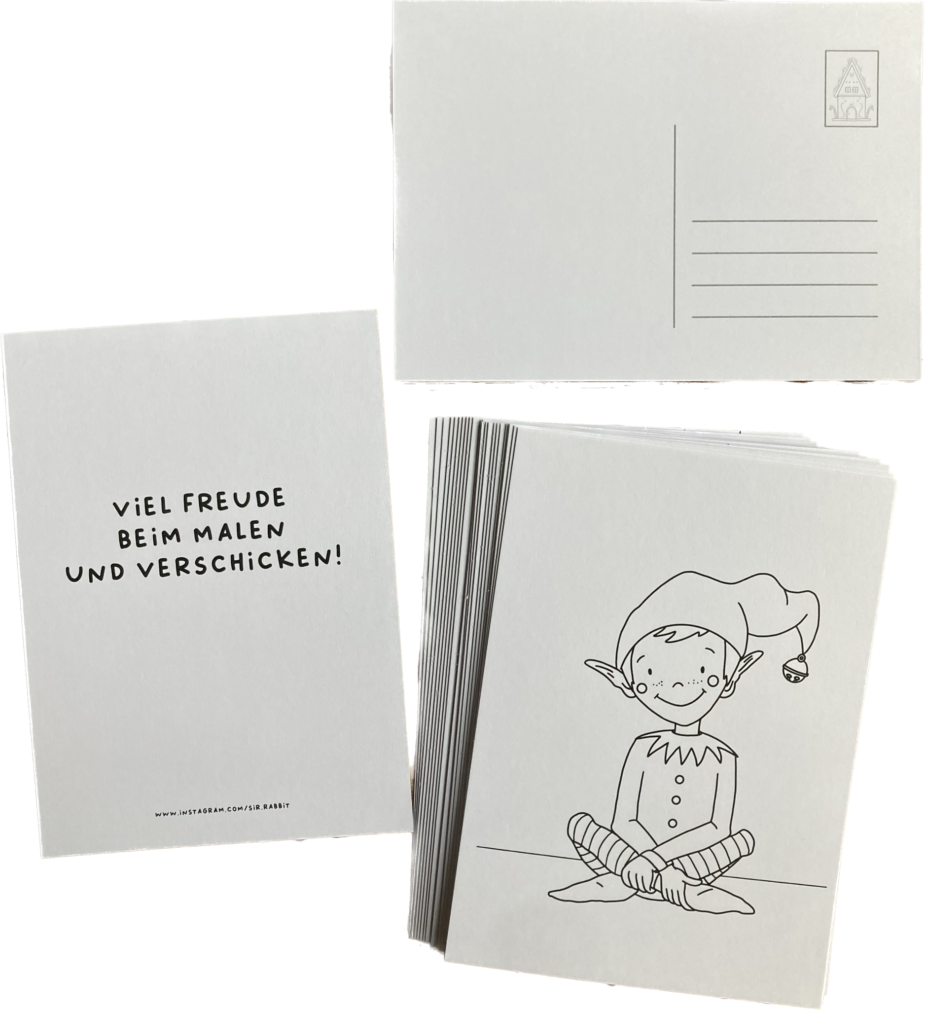 Adventskalender Postkarten A6