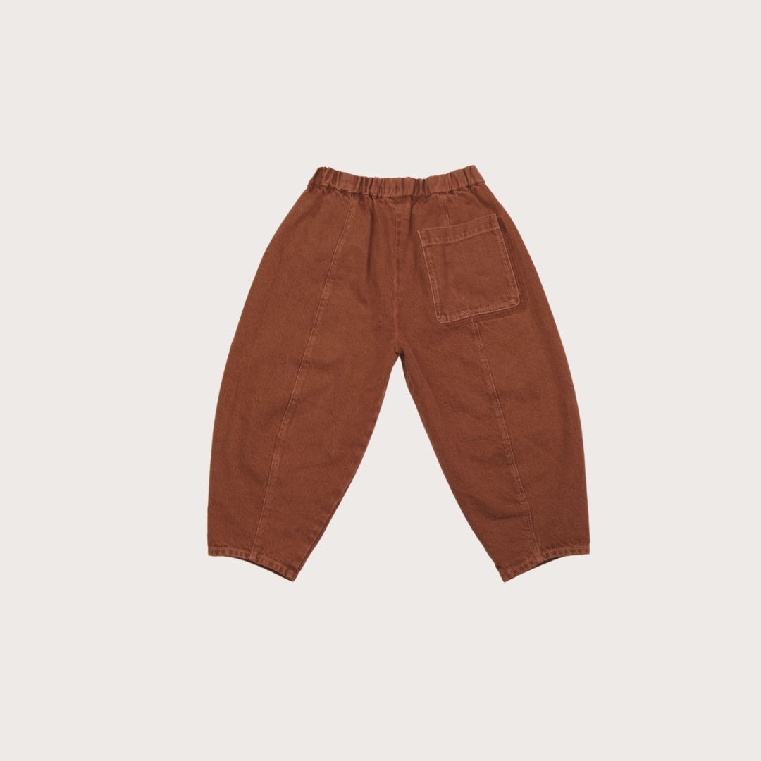 Manu Coral Overdyed Denim Hosen