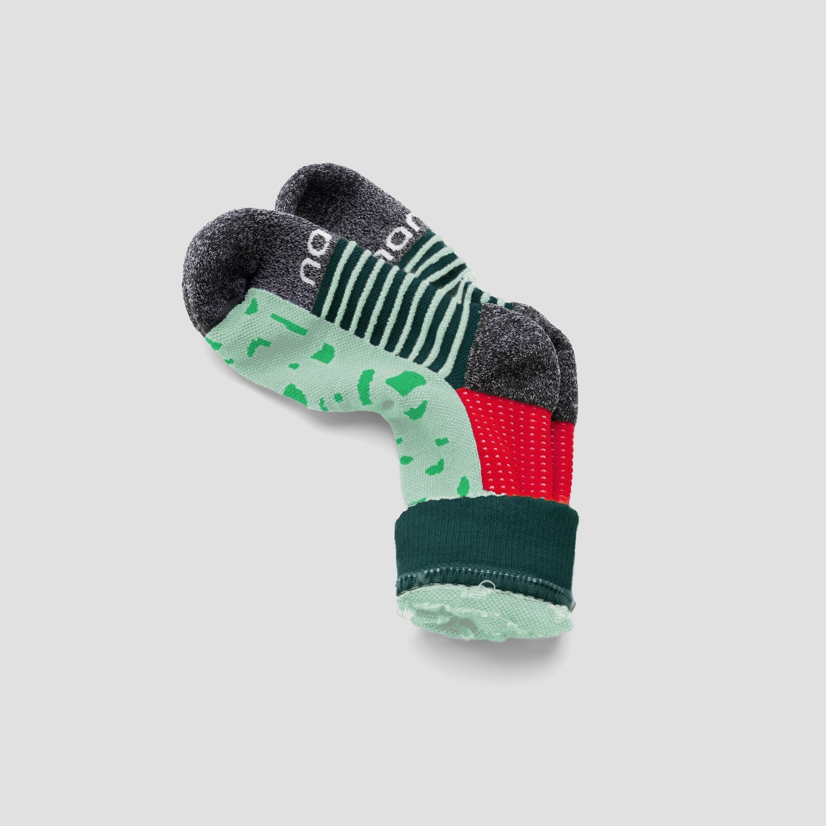 Peak Merino Wandersocken Ice blue / Deep petrol