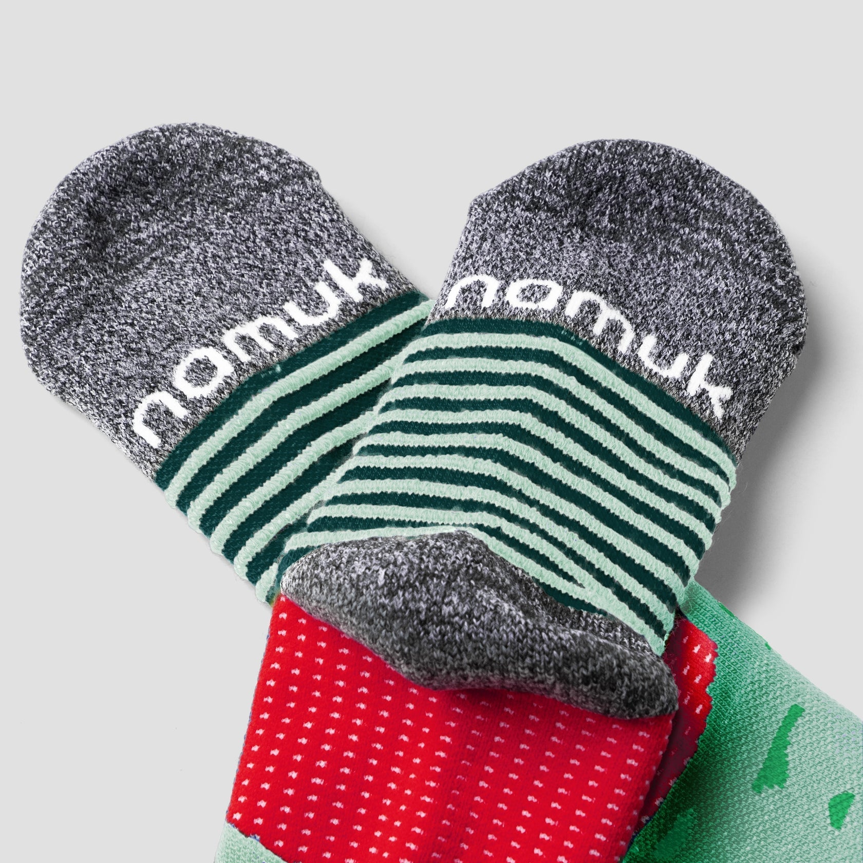 Peak Merino Wandersocken Ice blue / Deep petrol