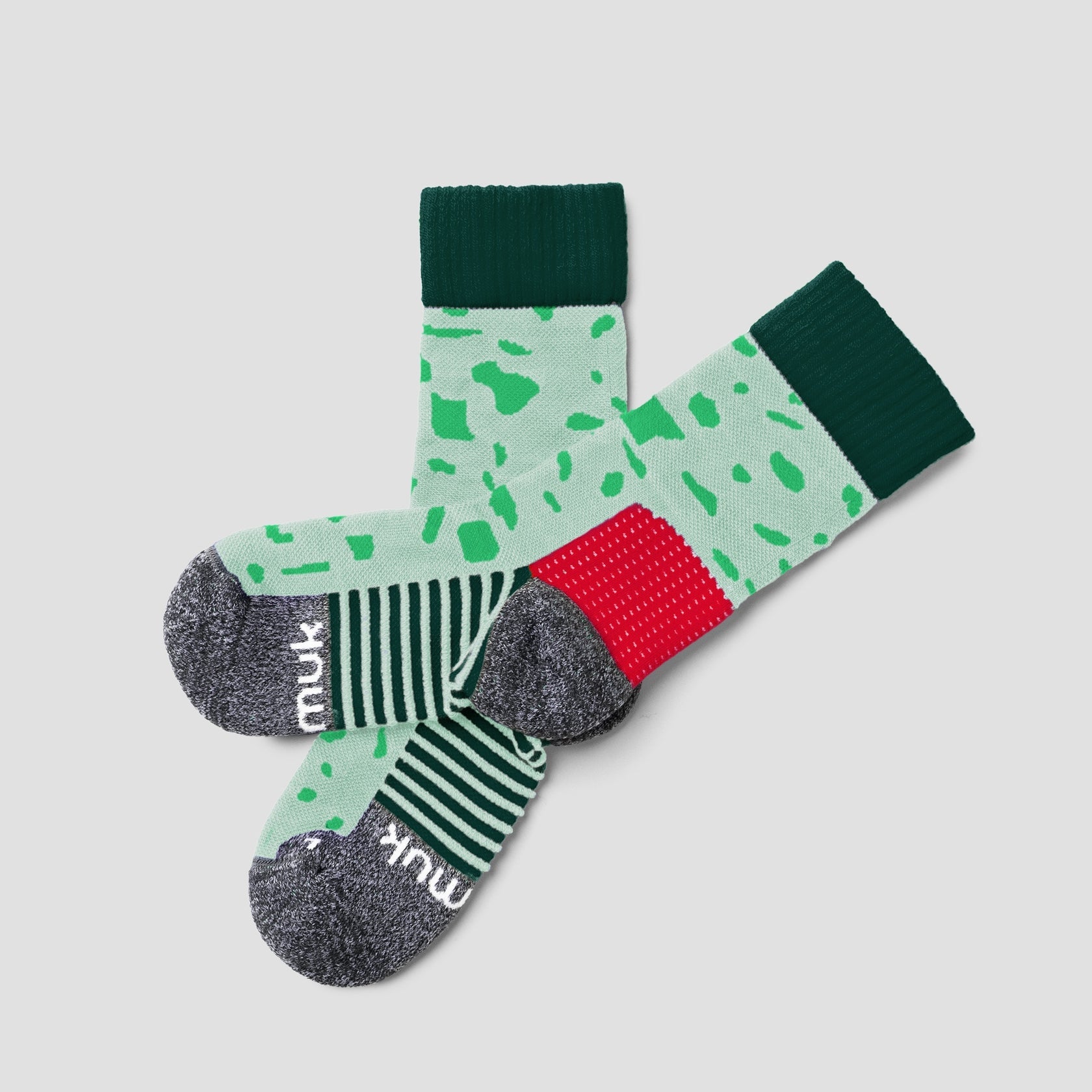 Peak Merino Wandersocken Ice blue / Deep petrol