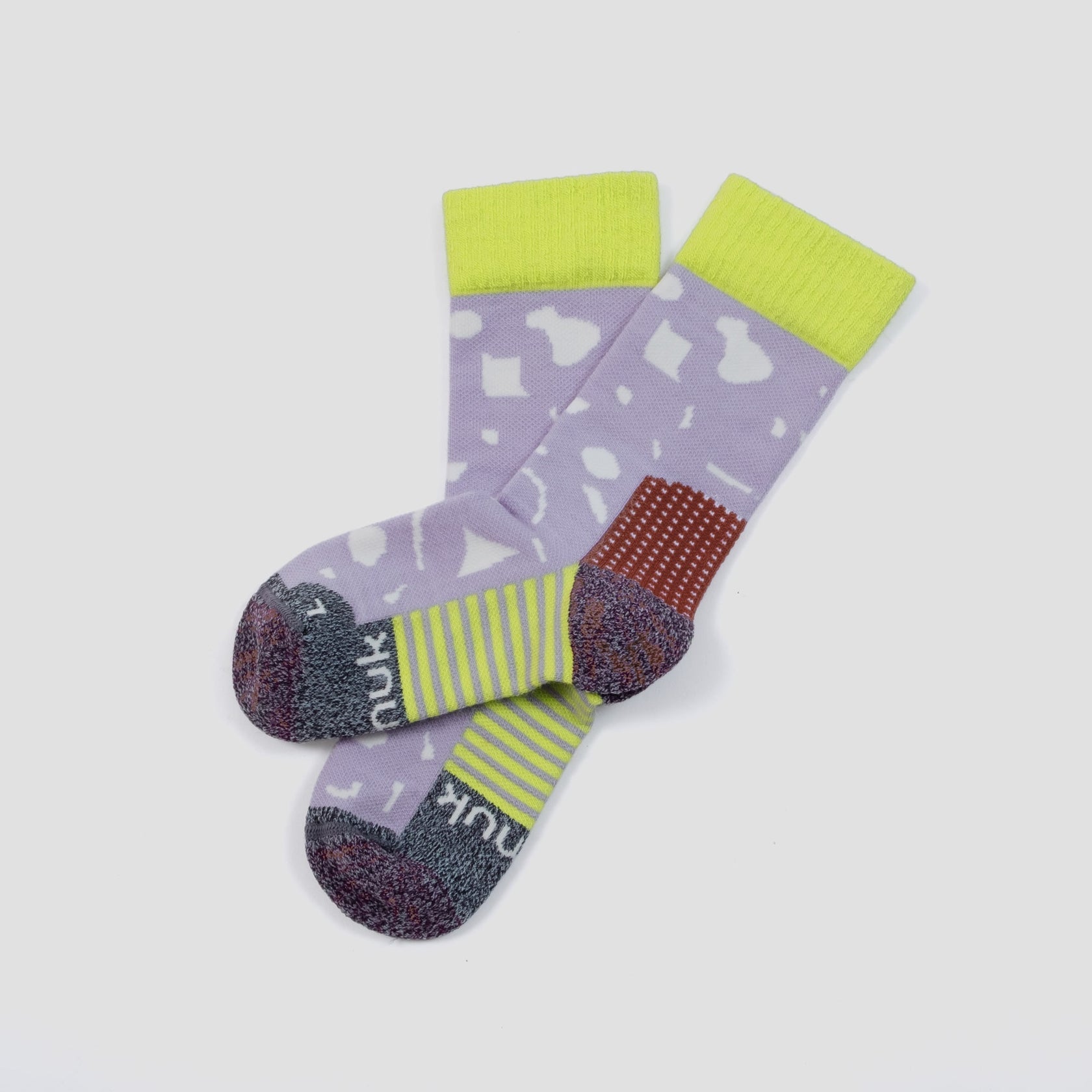 Peak Merino Wandersocken Lilac / Lime