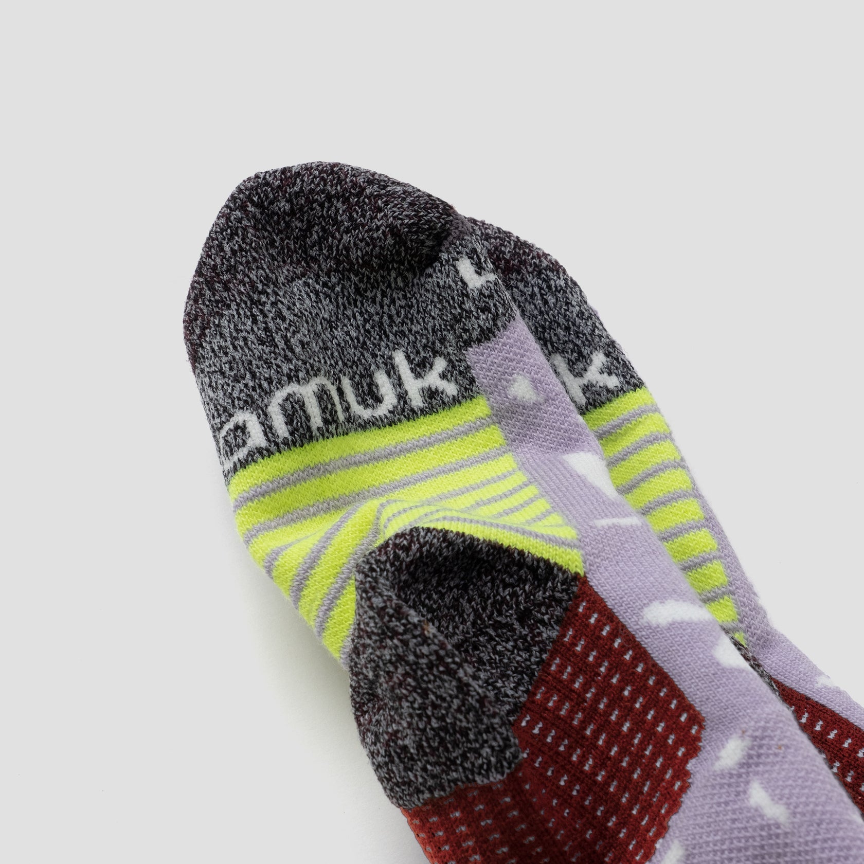 Peak Merino Wandersocken Lilac / Lime