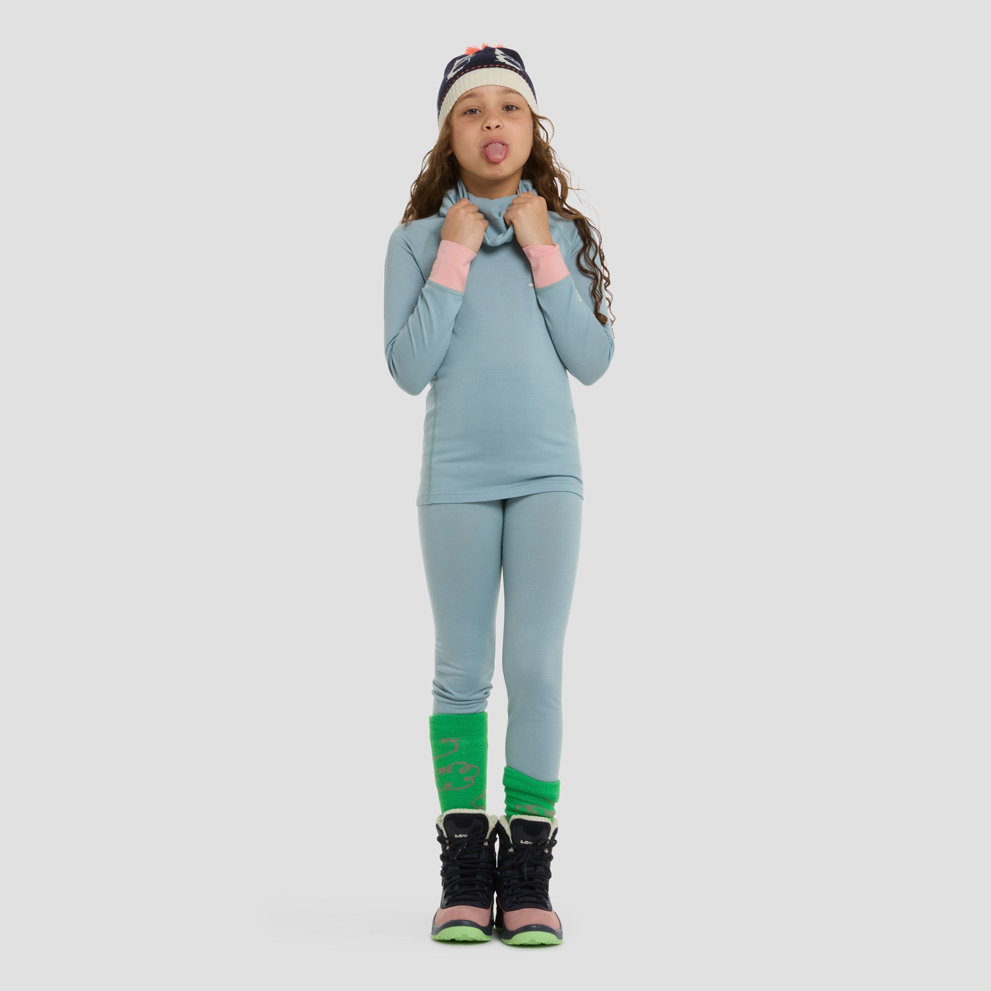 Sova Merino Leggings - Ice Blue