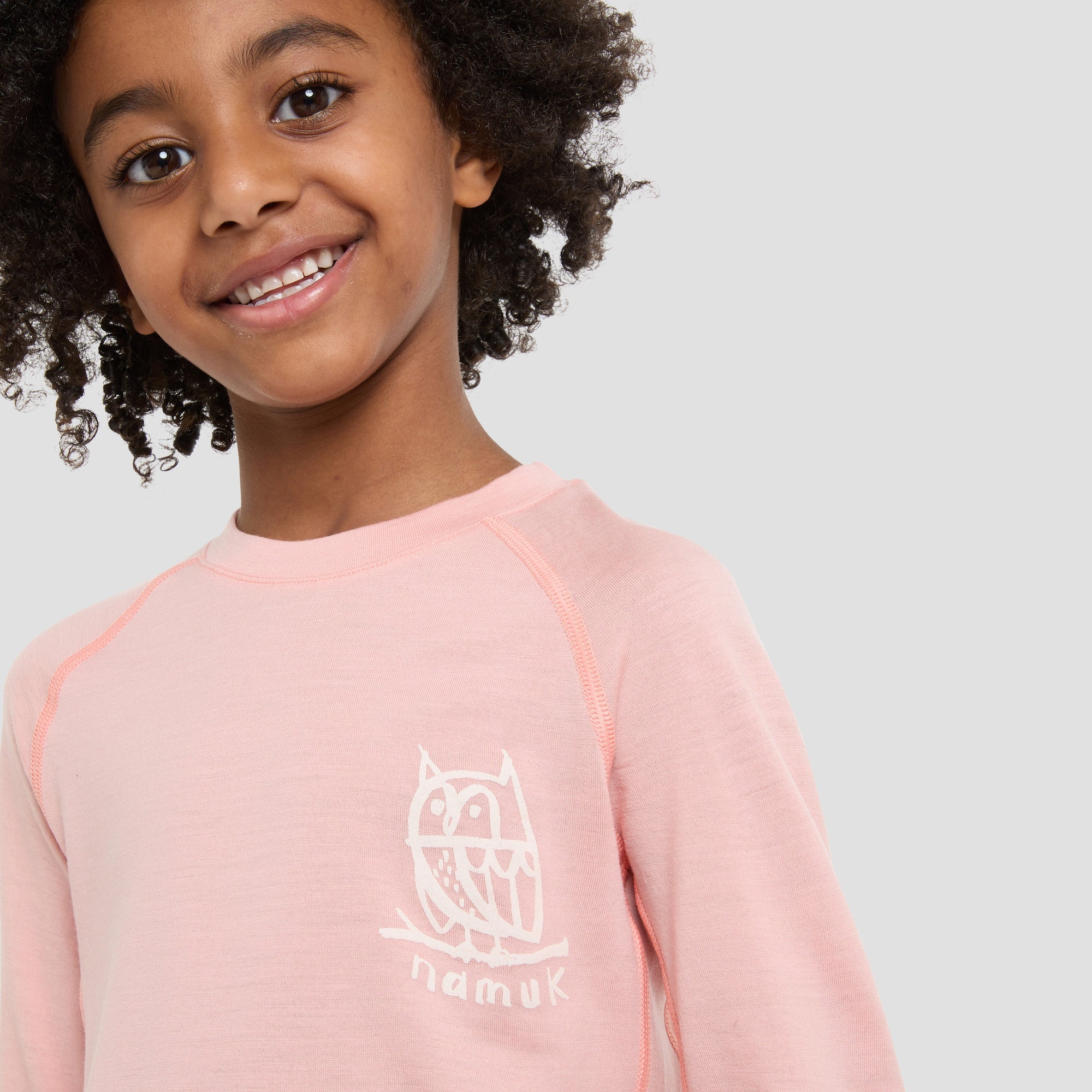 Uil Merino Longsleeve Elo - Sunset Rose