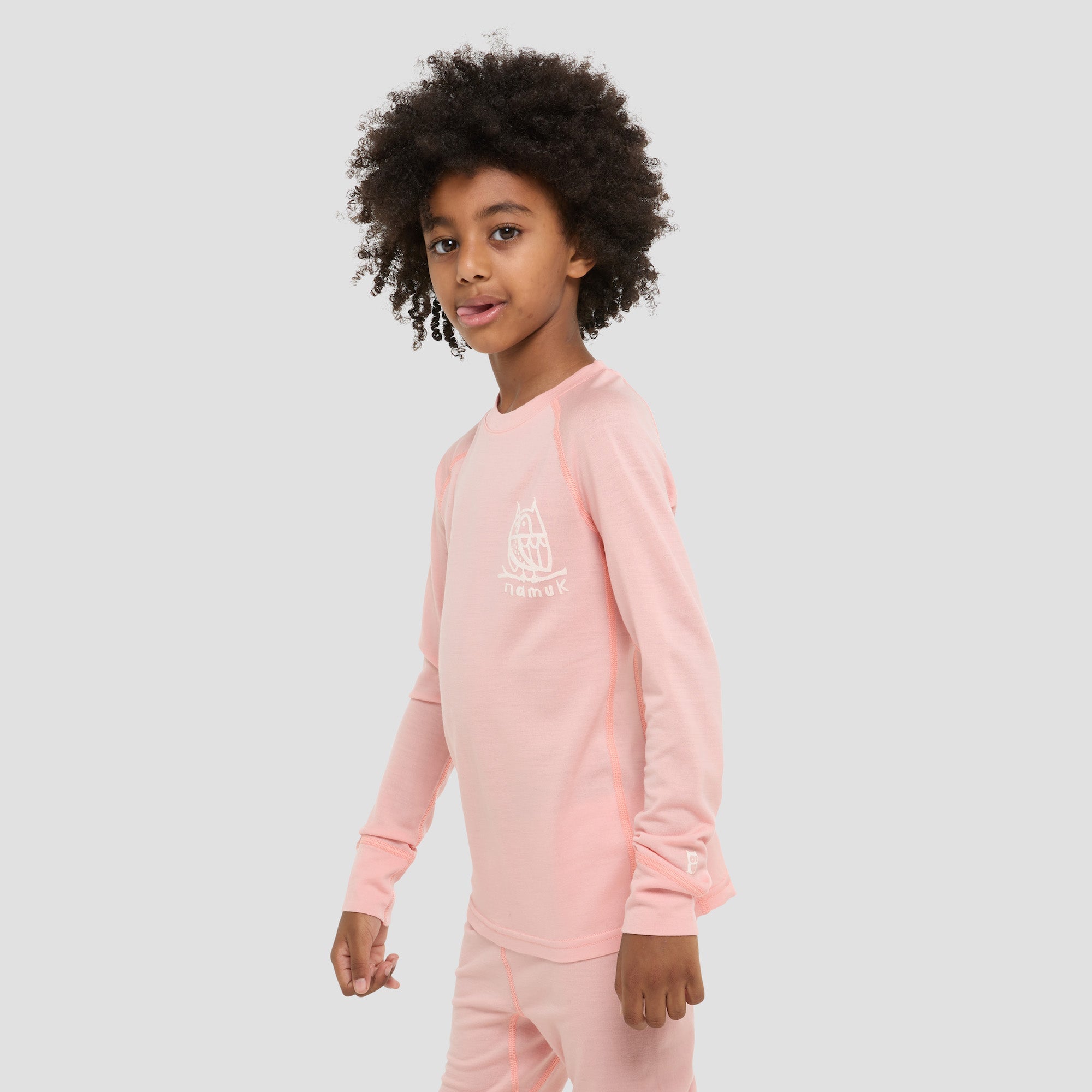 Uil Merino Longsleeve Elo - Sunset Rose