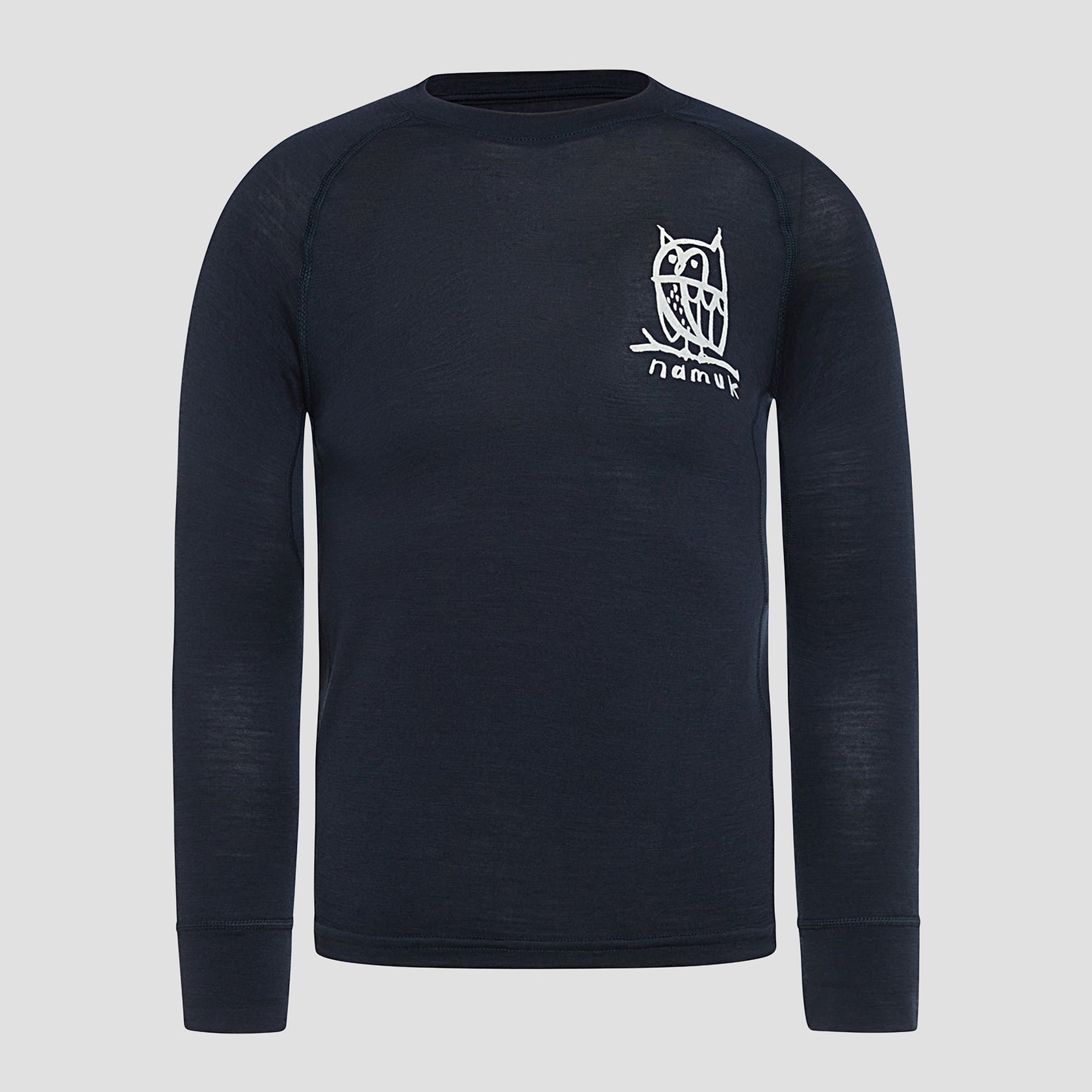 Uil Merino Longsleeve "Elo" True Navy