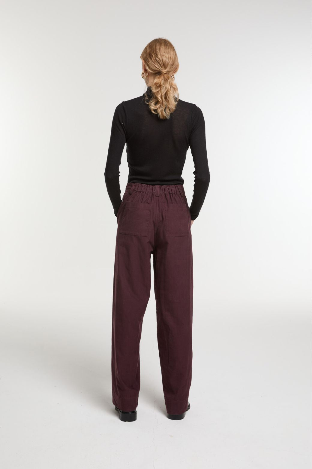 Victor Mae Pants - Burgundy