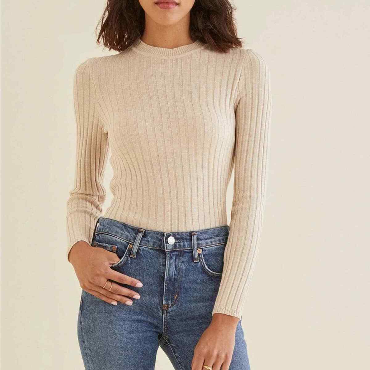 Valley Sweater - Magenta / Sand