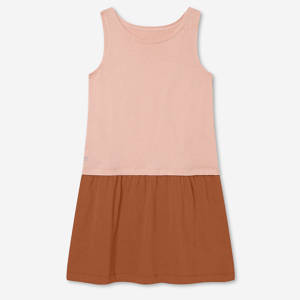 The Cool Tank Dress Dusty Pink / Caramel Cookie