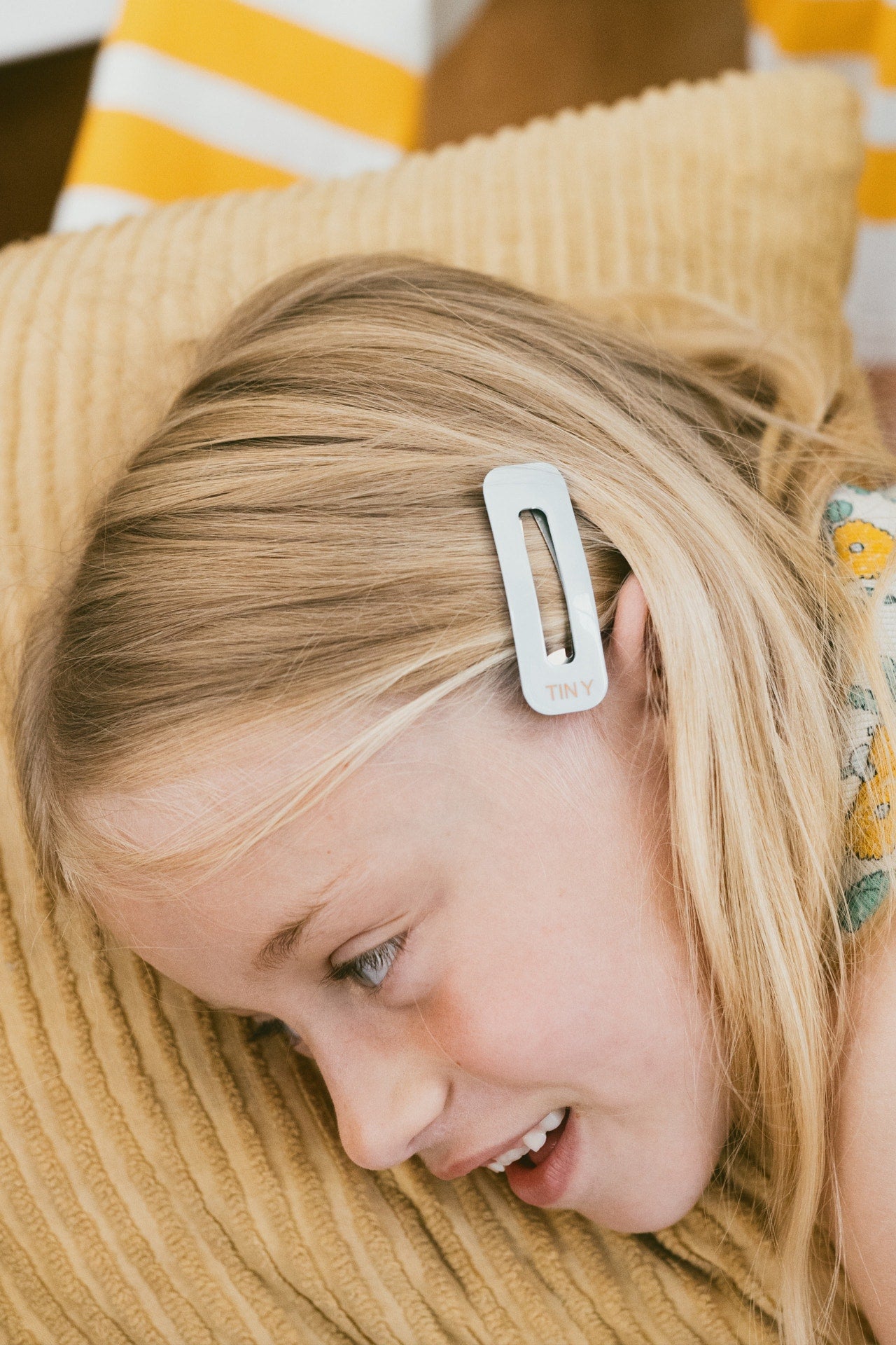 Tiny Hairclip Set Dusty Blue